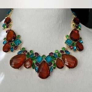 Elegant Multicolor Gemstone Necklace